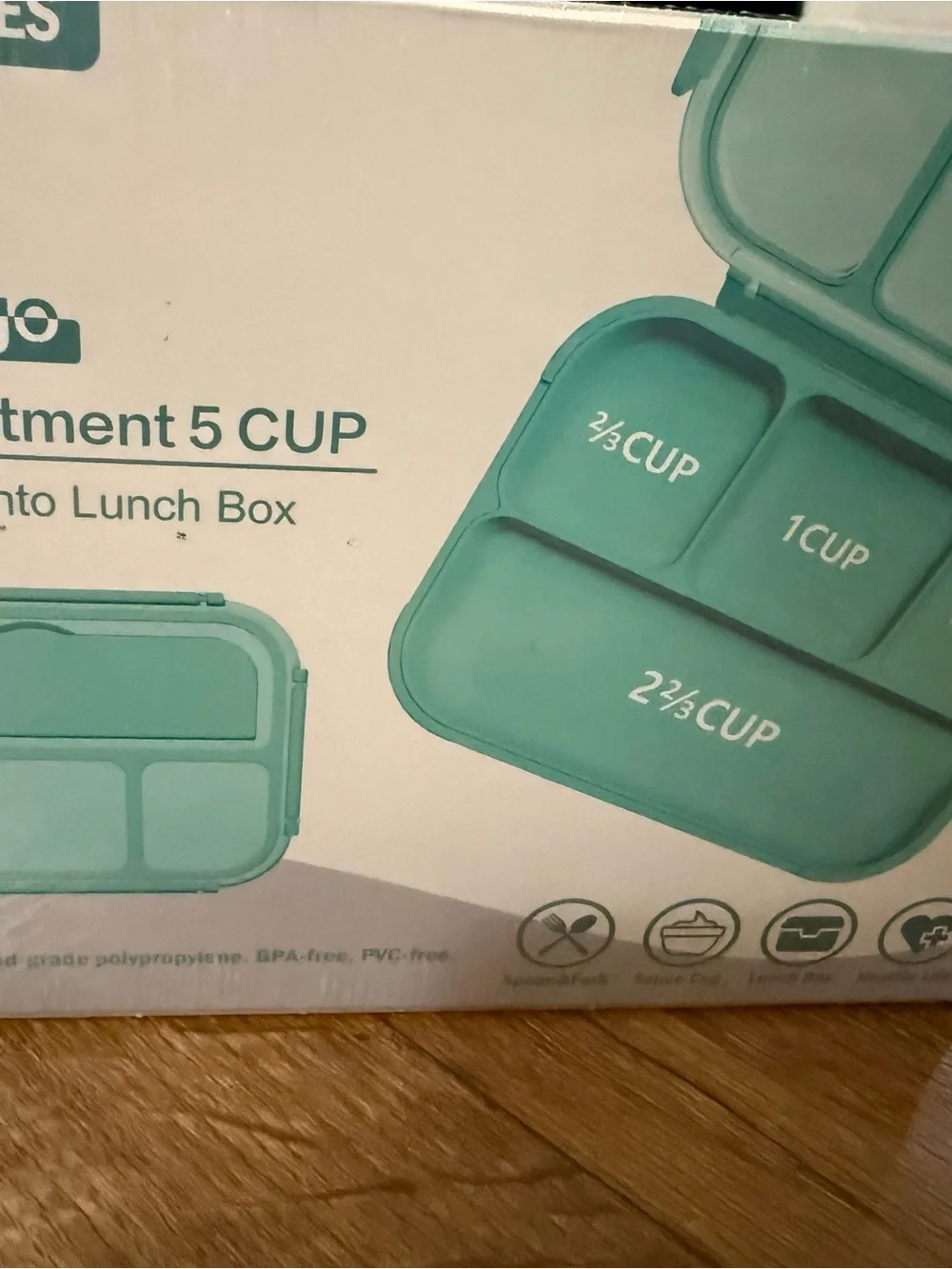 Bento Lunch Box - Purple - Compact Meal Prep Container